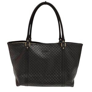 Gucci Monogram Handbag Black